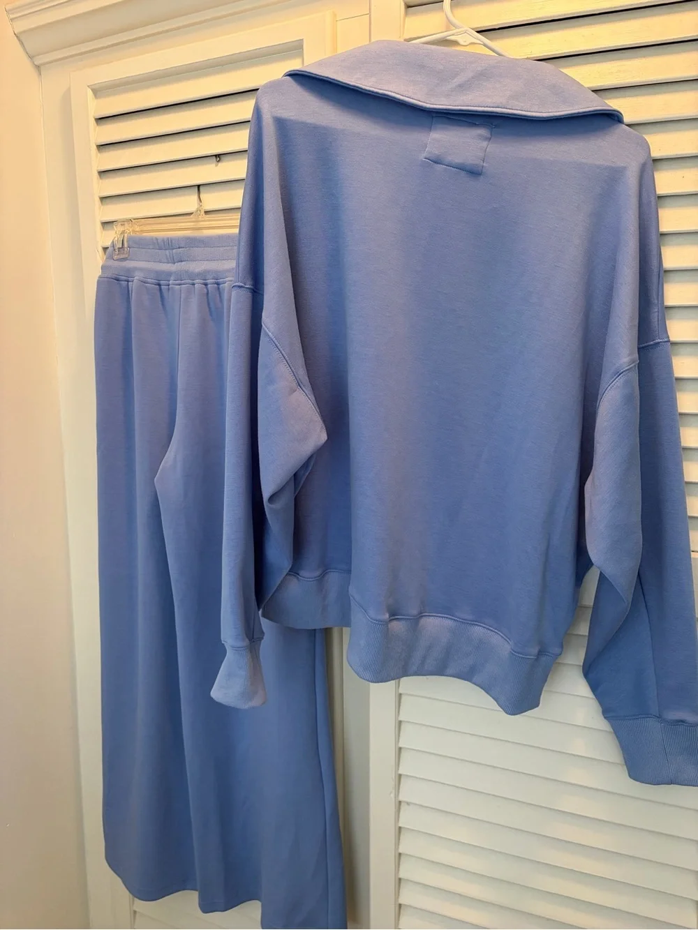 UMGEE Ladies LuxeKnit Pant Set in Peri blue